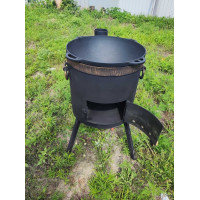 Піч під казан 3 мм на 12 - 16 літрів з виходом для труби