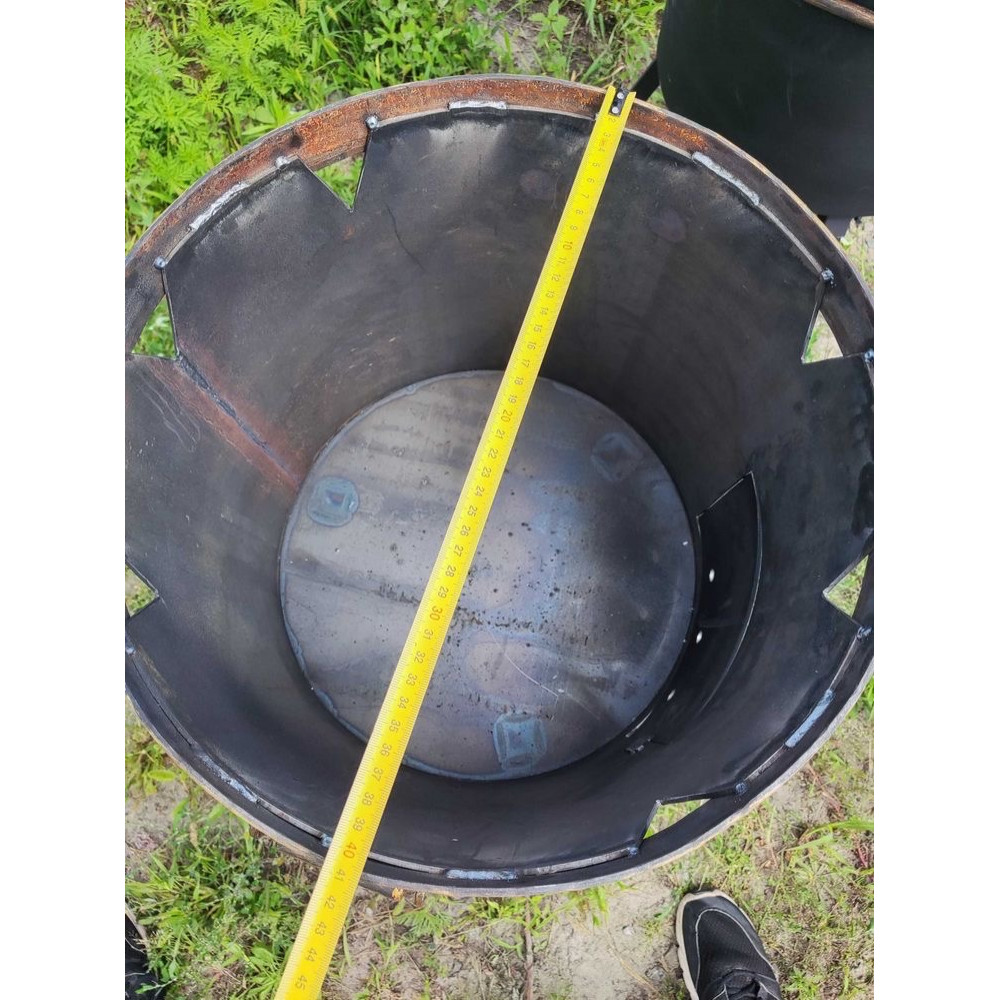 Піч під казан 3 мм на 12 - 16 літрів з виходом для труби