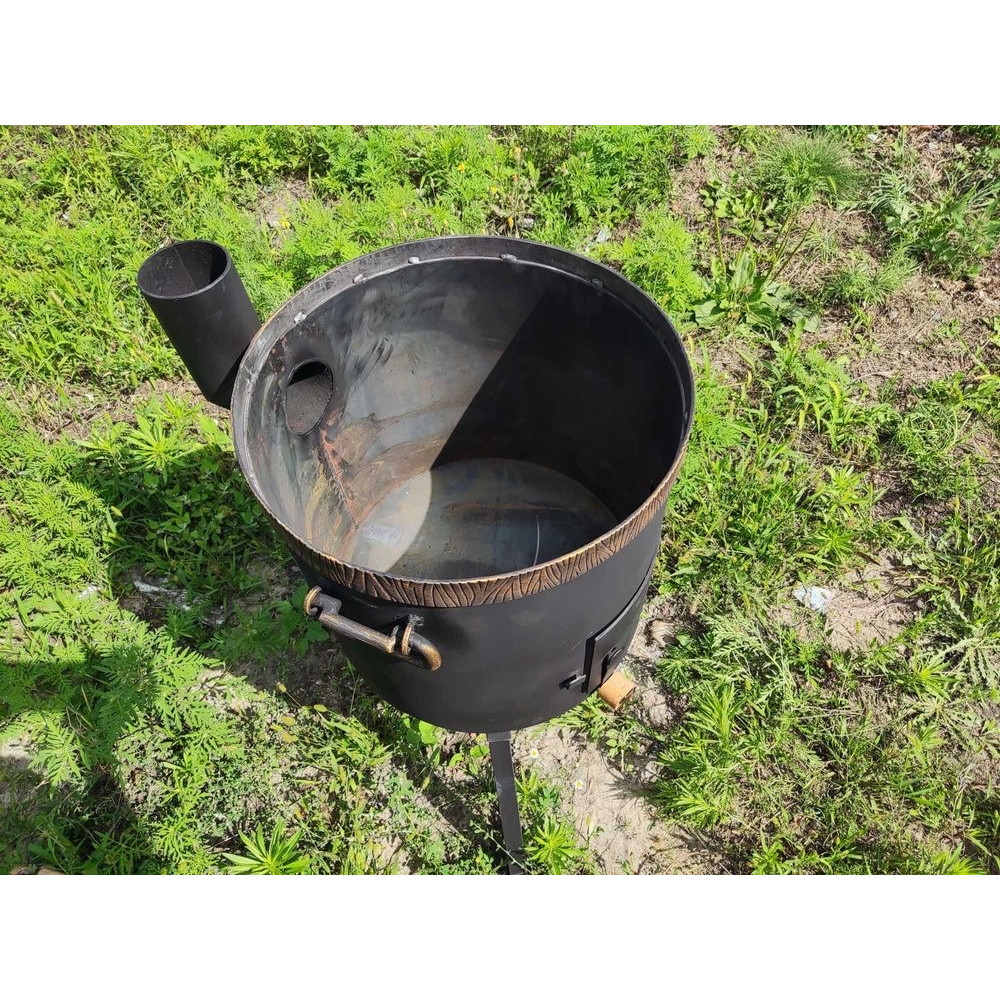 Піч під казан 3 мм на 12 - 16 літрів з виходом для труби