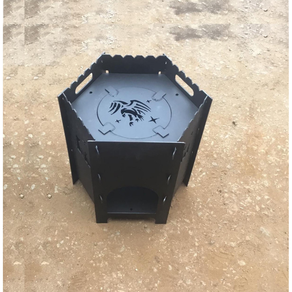 Піч під казан 37 см розбірна, 3 мм