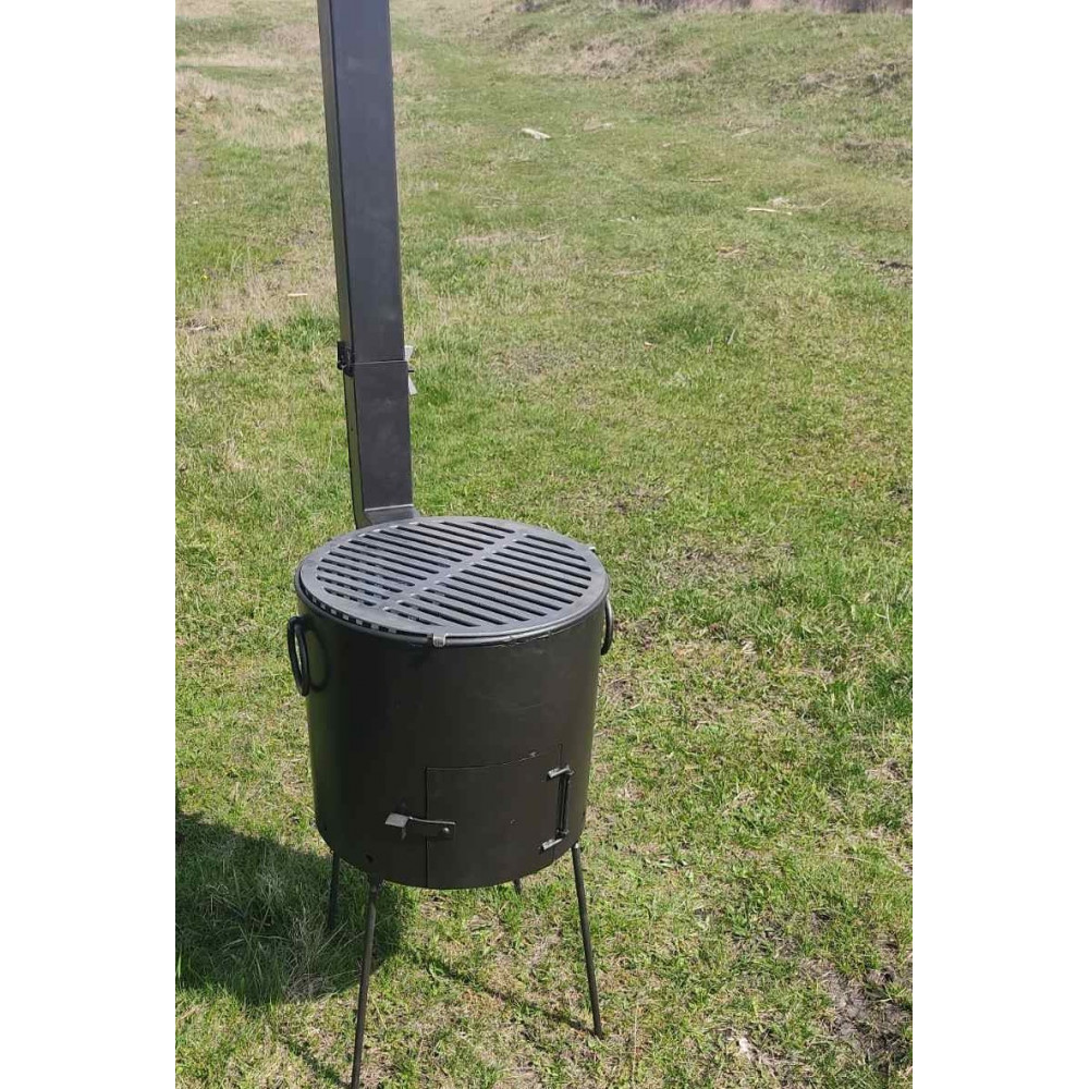 Піч під казан 40 см з решіткою-гриль