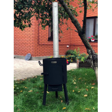 Піч під казан 40 см, 4 мм Steelger Classic з трубою