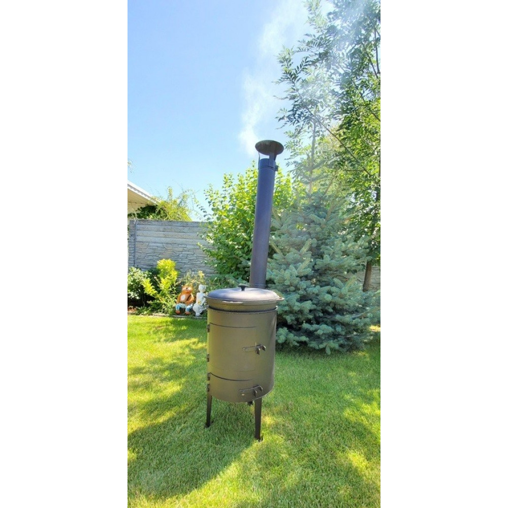 Піч під казан 40 см. з трубою