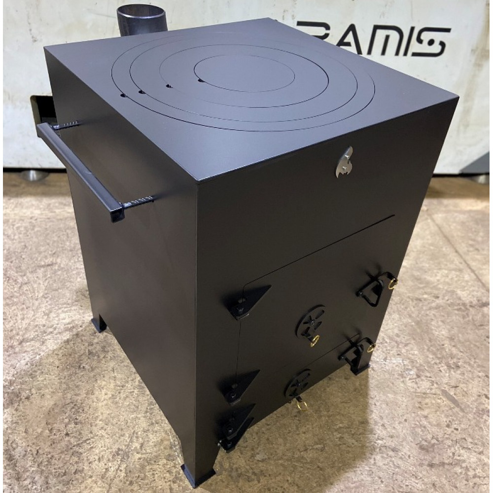 Піч під казан 5 мм, діаметр 46 см, з набірними кільцями + совок та кочерга у подарунок