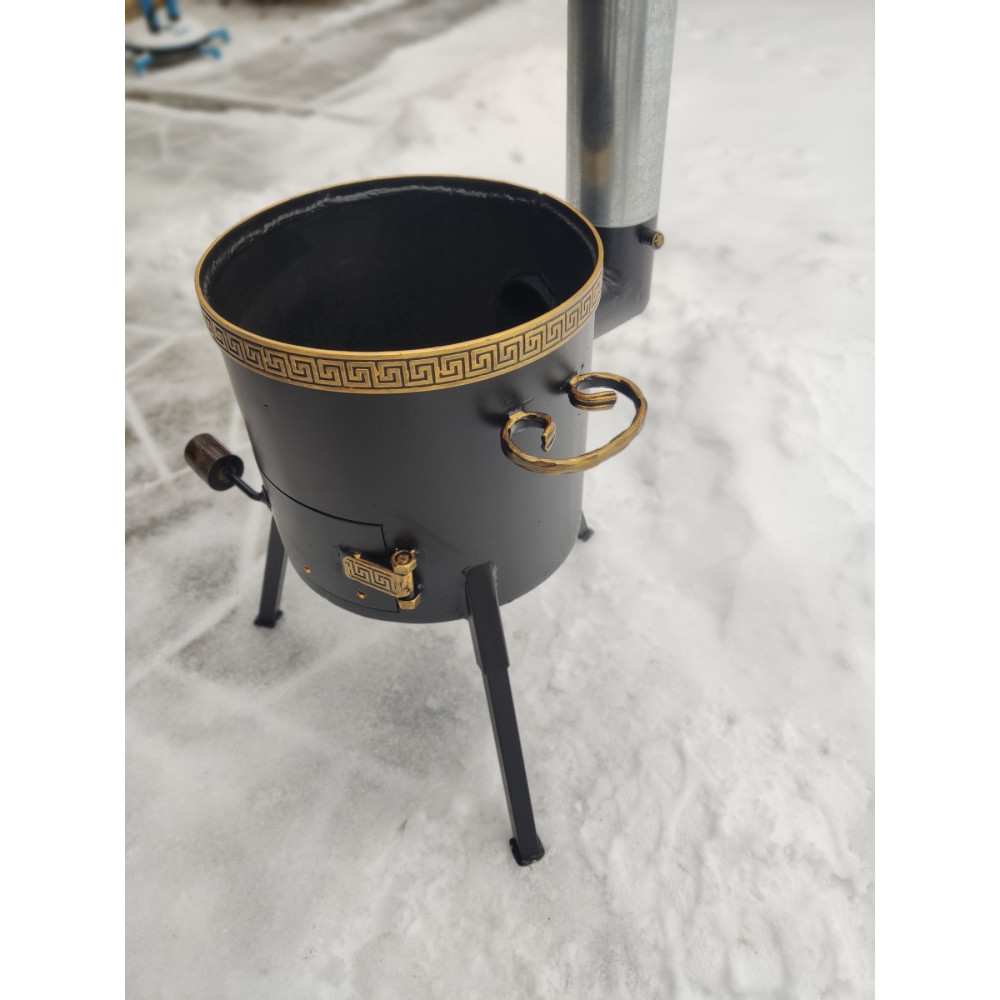 Піч під казан 6-10 л з трубою та шибером