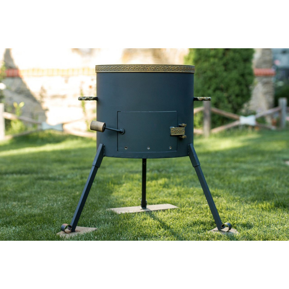 Піч під казан 6-10 л з трубою та шибером