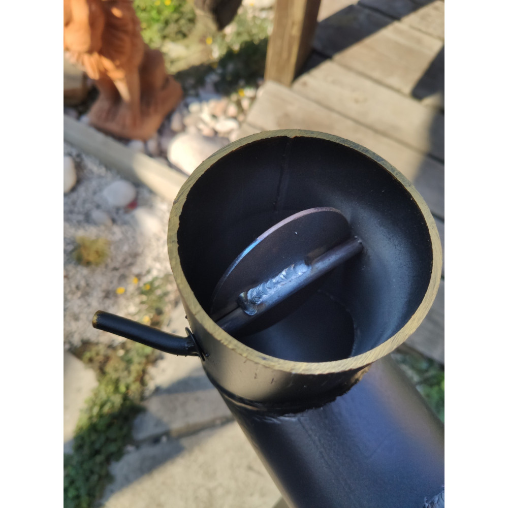 Піч під казан 6-10 л з трубою та шибером