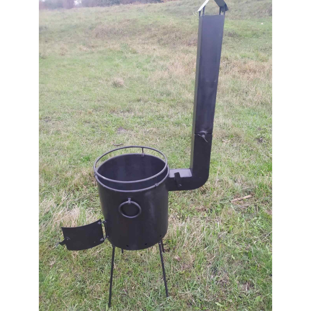 Піч під казан 6-10 л з трубою, 30 см