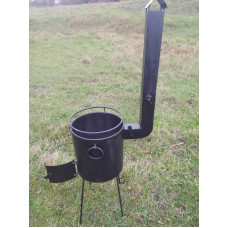 Піч під казан 6-10 л з трубою, 30 см