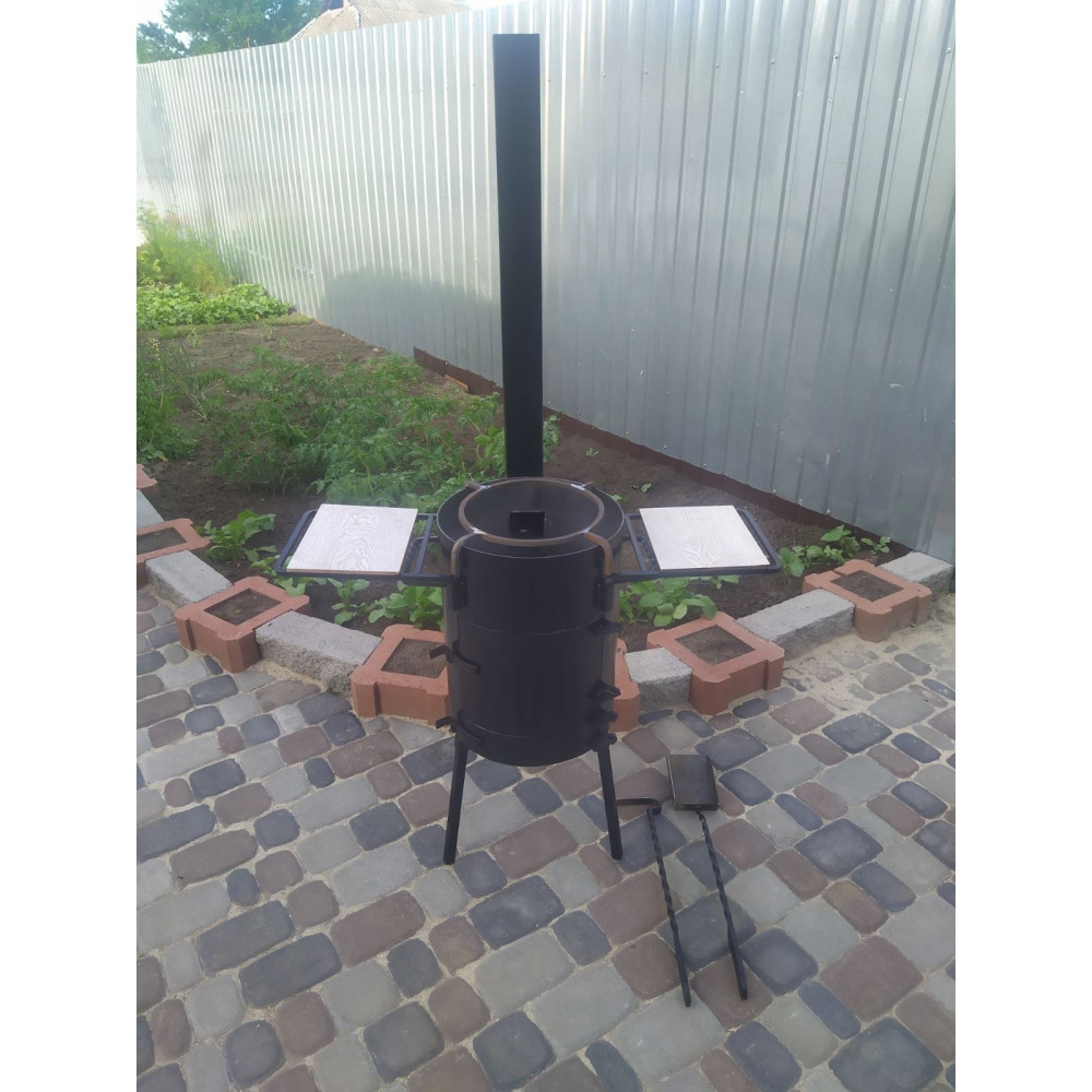 Піч під казан 6-18 л + подарунок кочерга та совок