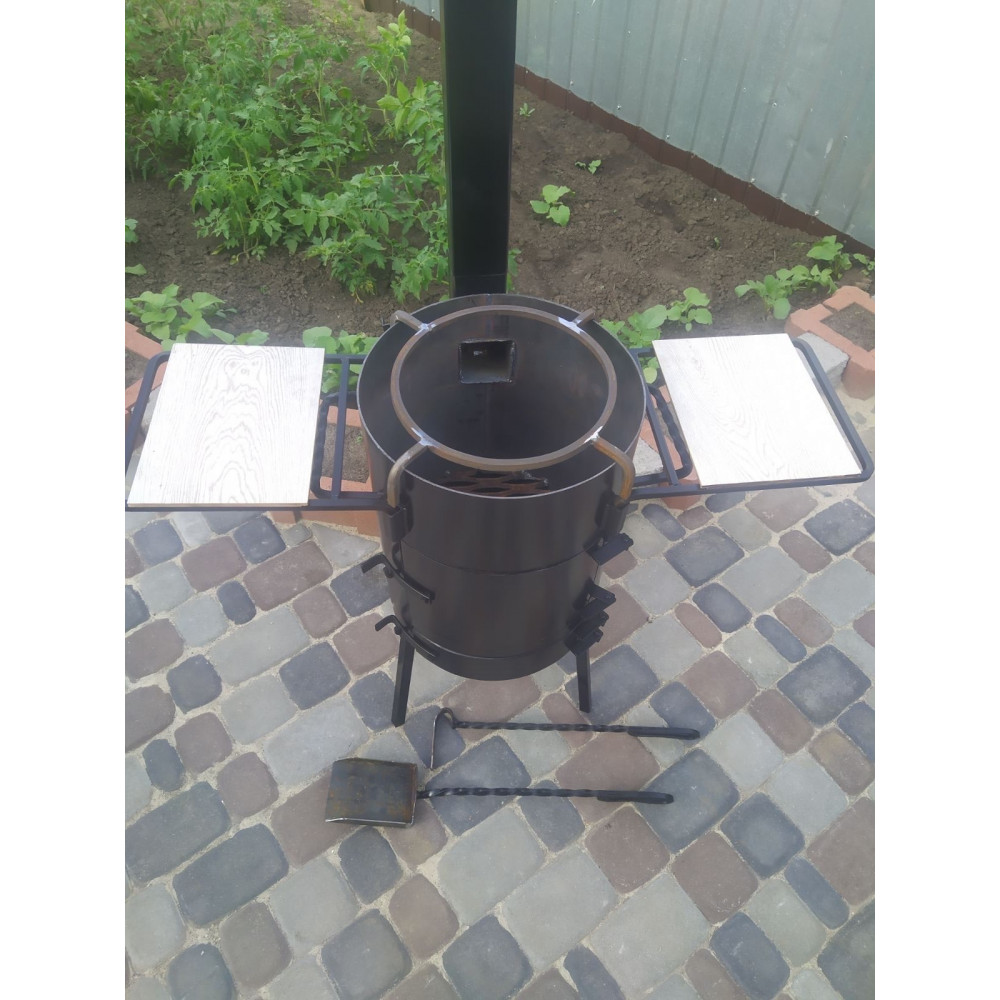 Піч під казан 6-18 л + подарунок кочерга та совок