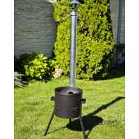 Печь под казан 8-12 л с трубой