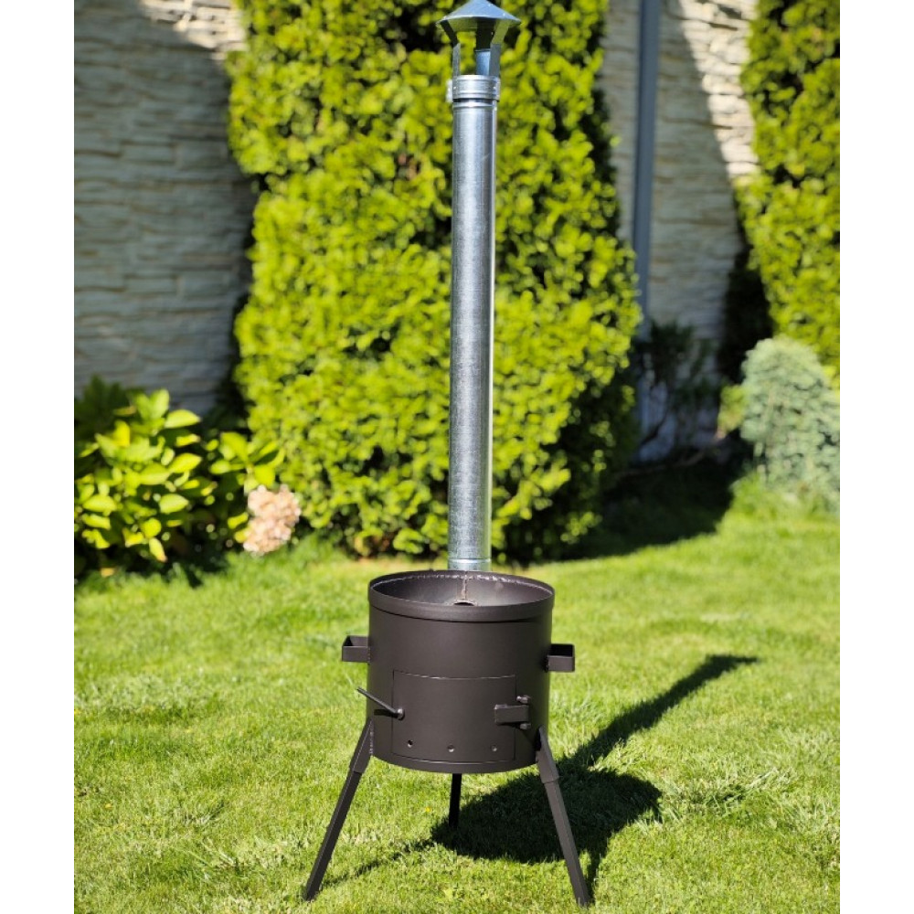 Піч під казан 8-12 л з трубою