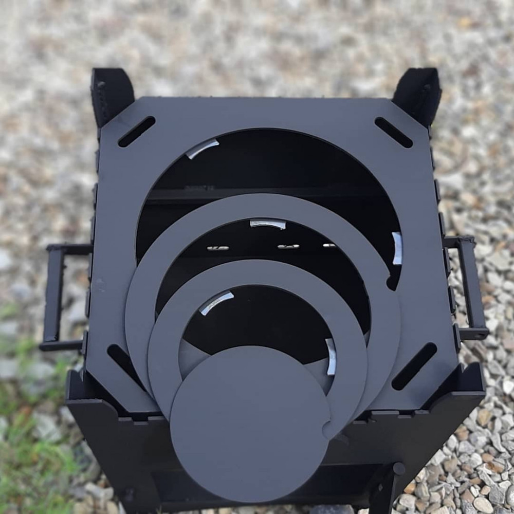 Піч під казан De Luxe 45*45 см з решіткою-гриль