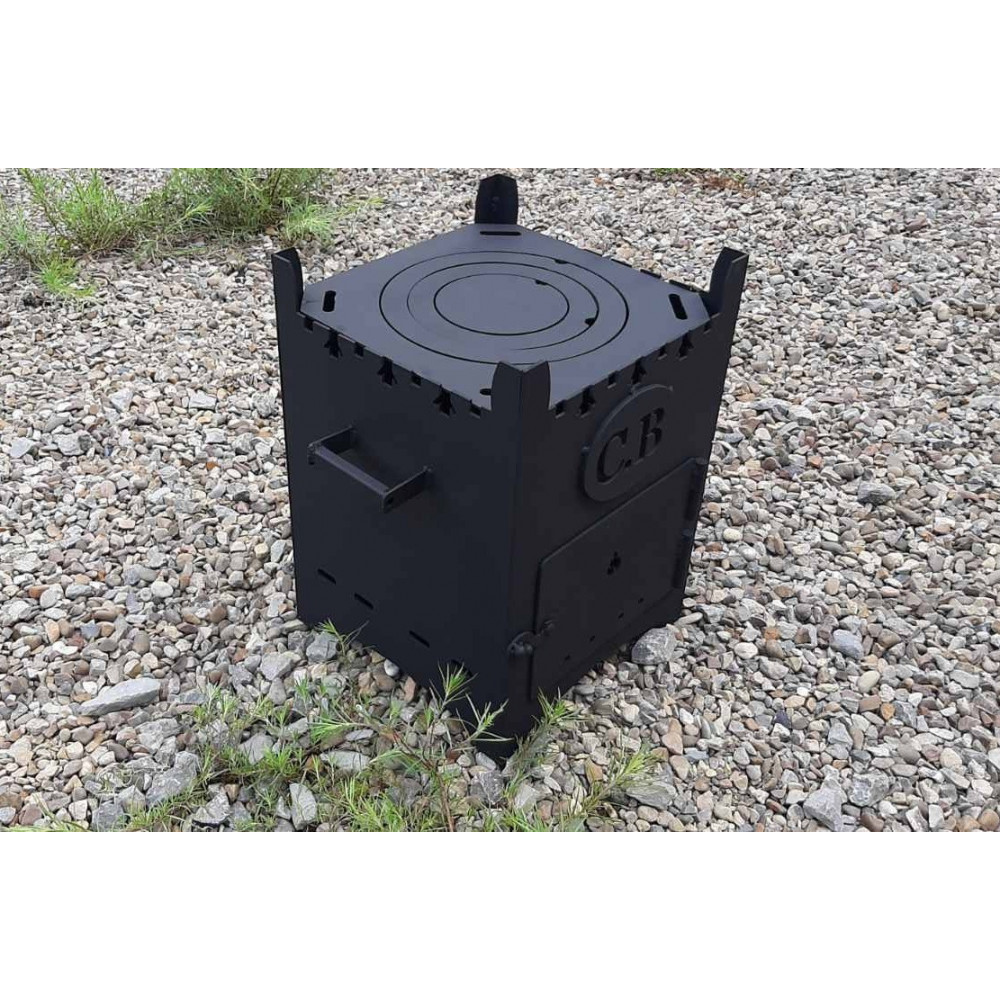 Піч під казан De Luxe 45*45 см з решіткою-гриль