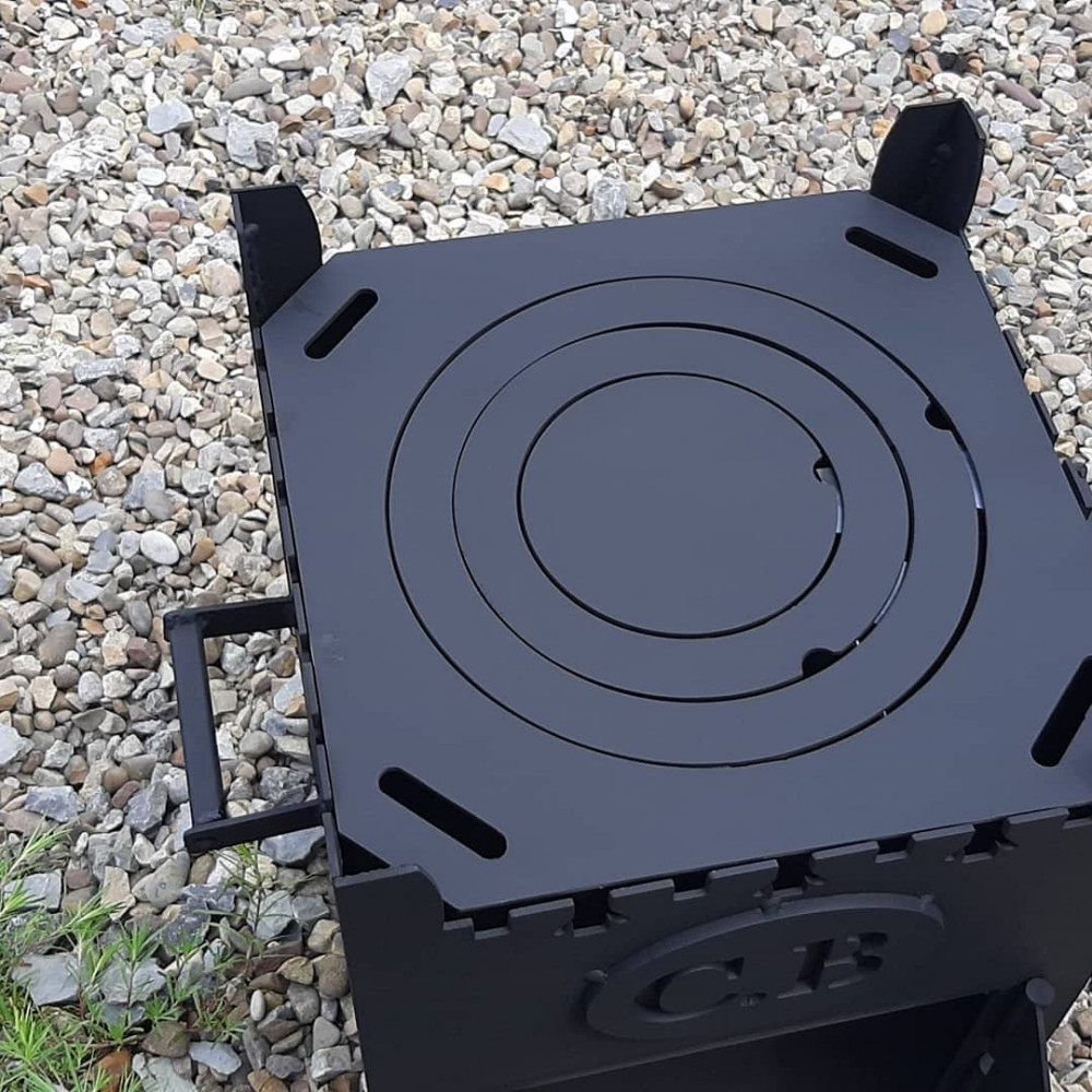 Піч під казан De Luxe 45*45 см з решіткою-гриль