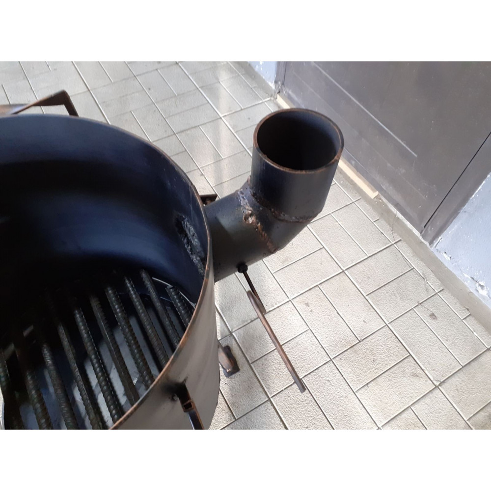 Піч під казан на 40 см зі зйомними столиками