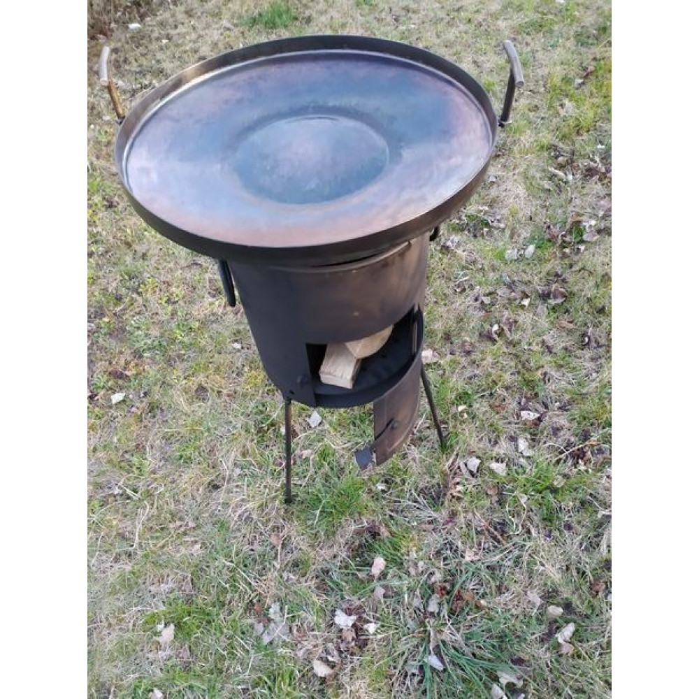 Піч під казан, діаметр 30 см, метал 3 мм