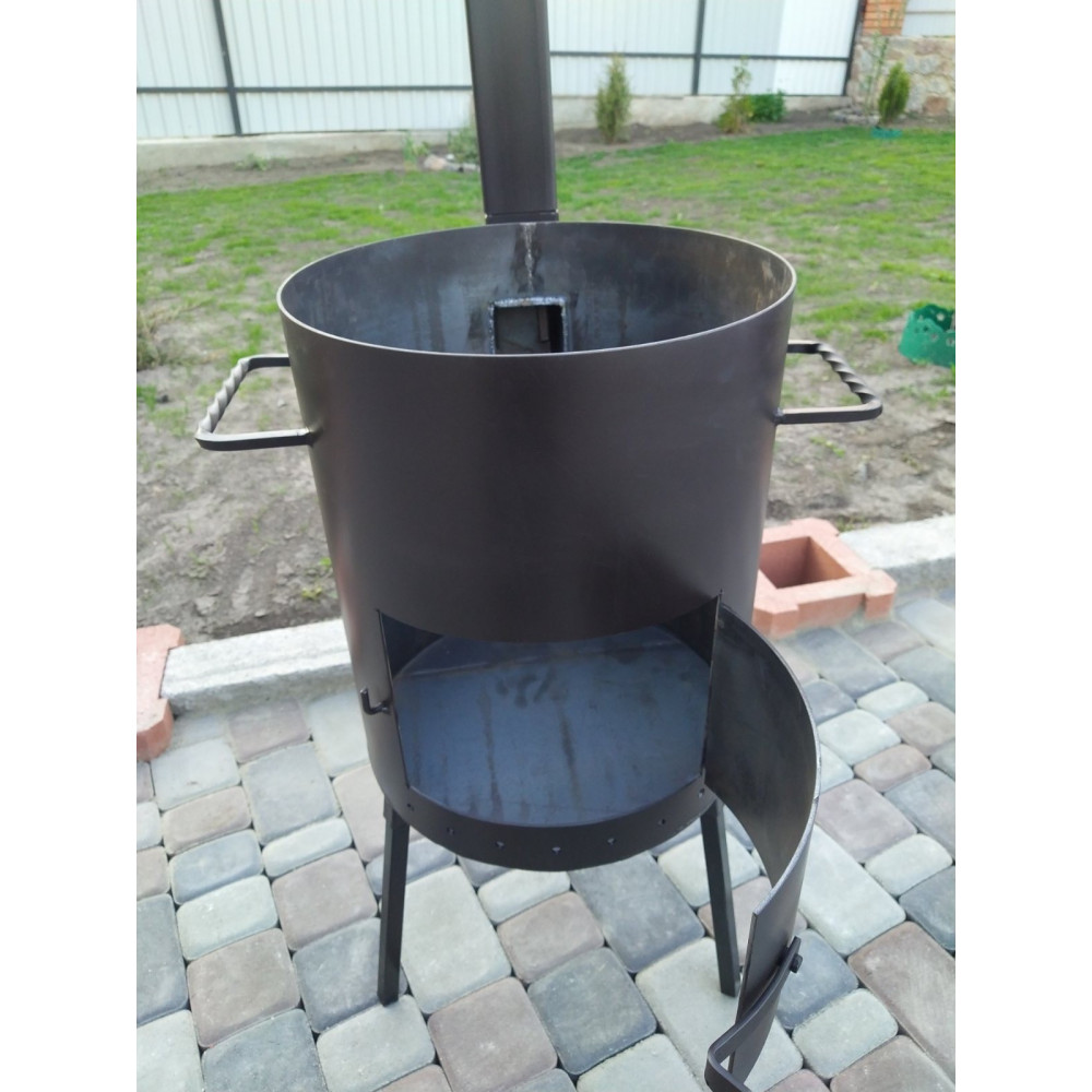 Піч під казан/пательню, 40 см зі зйомною трубою