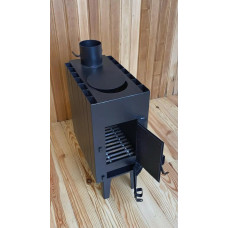 Піч-буржуйка 4 мм з радіатором та варильною поверхнею 5 мм. Піч-буржуйка 4 мм з радіатором та варильною поверхнею 5 мм.