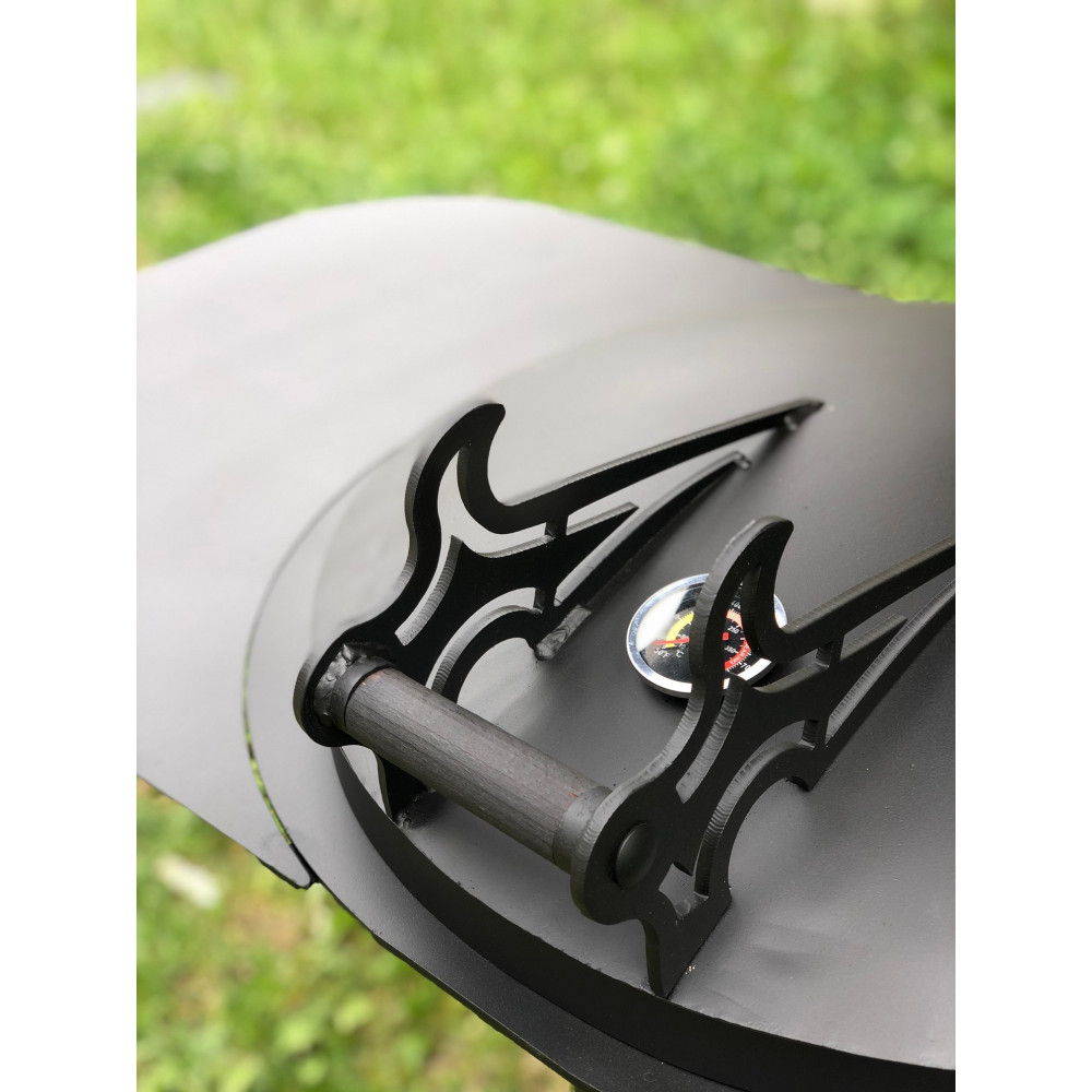 Піч-гриль під казан 8-22 л. з коптильнею Queen