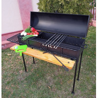 Стаціонарний мангал гриль 4 мм + ПОДАРУНОК