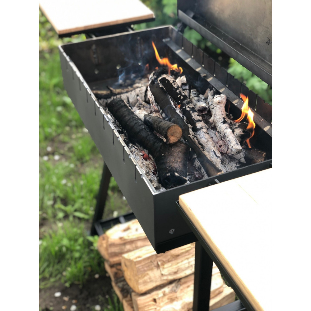 Стаціонарний мангал гриль Steelger Max+