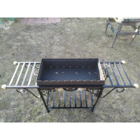 Стационарный мангал на 9 шампуров