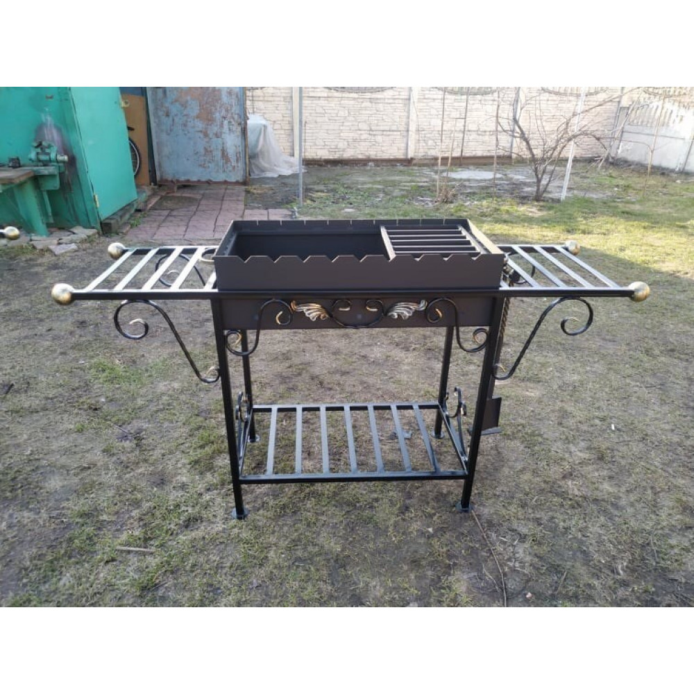 Стационарный мангал на 9 шампуров