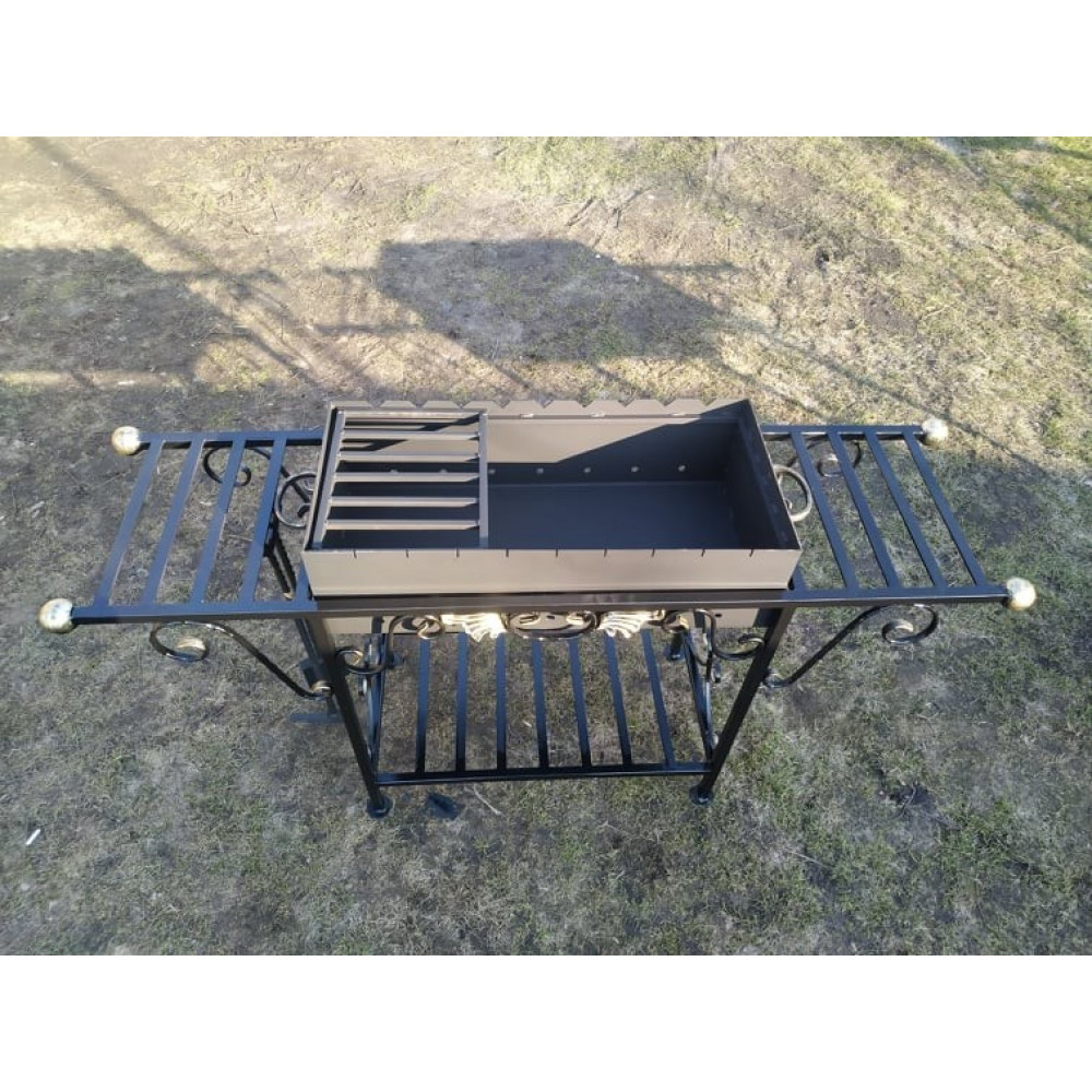 Стационарный мангал на 9 шампуров