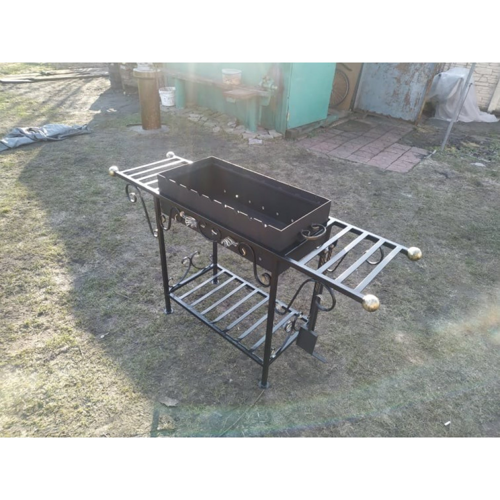 Стационарный мангал на 9 шампуров