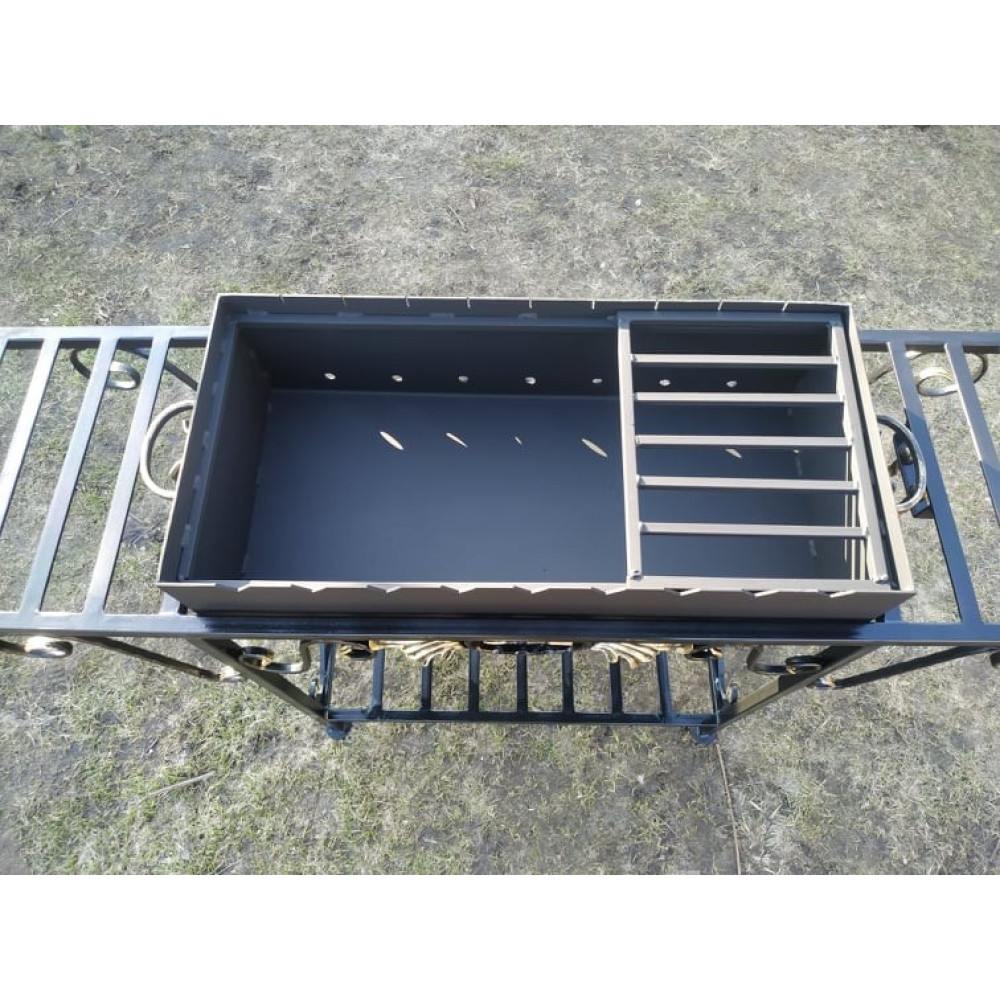 Стационарный мангал на 9 шампуров