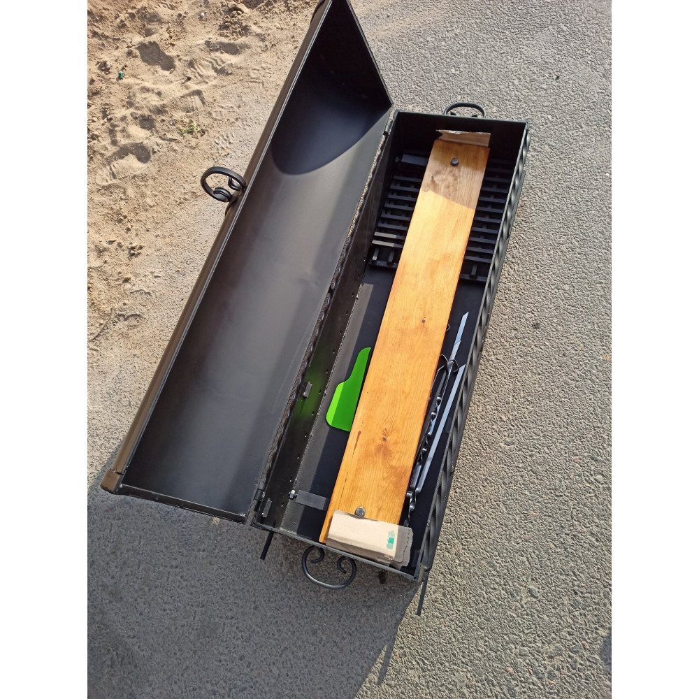 Стаціонарний мангал гриль 4 мм + ПОДАРУНОК