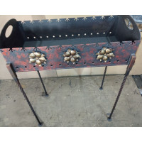 Стационарный мангал на 11 шампуров