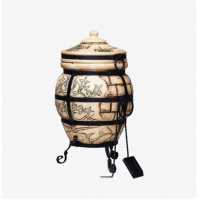 Тандыр на 110 л + ПОДАРОК: кочерга, совок, направляющая, крюк для мяса (Т6)