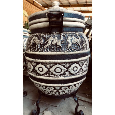 Тандир на 110 л Camel з кришкою Easy Open + ПОДАРУНОК: кочерга, совок, хрестовина