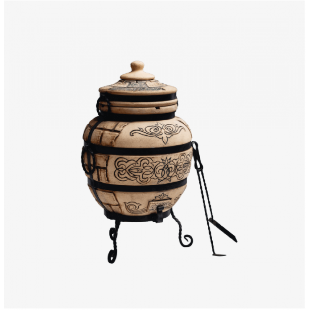 Тандир на 80 л + ПОДАРУНОК: кочерга, совок, хрестовина, гак для м'яса (Т4)