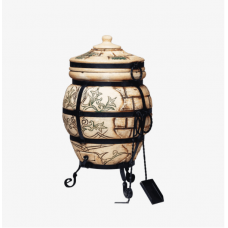 Тандыр на 110 л + ПОДАРОК: кочерга, совок, направляющая, крюк для мяса (Т6)