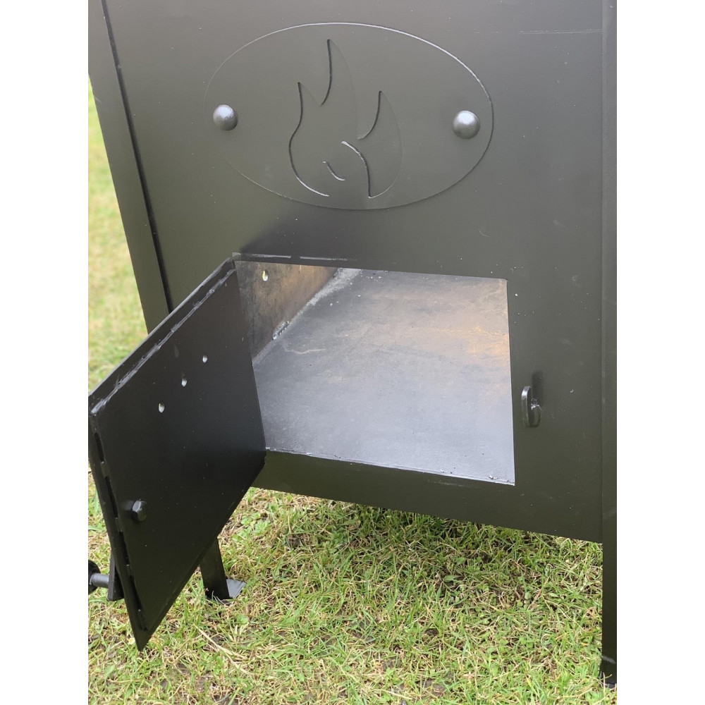 Універсальна піч під казан 6-17 л з решіткою гриль та зйомними кільцями