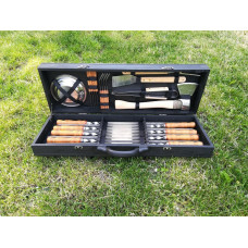 Шампура BLACK BOX в дерев'яному кейсі (M-015)