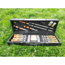 Шампура BLACK BOX в дерев'яному кейсі (LK-002)