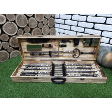 Шампура BLACK BOX у дерев'яному кейсі (С-002)