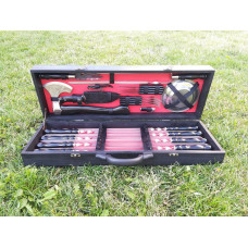 Шампура MASTER BLACK в дерев'яному кейсі Шампура MASTER BLACK в дерев'яному кейсі