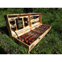 Шампура КИЗЛЯР подарунковий у дерев'яному кейс (2097)