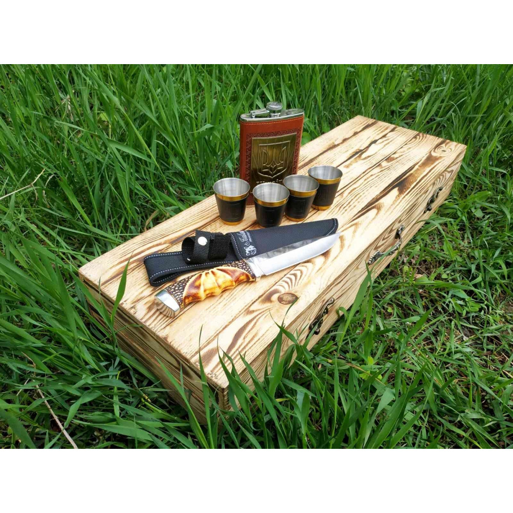 Шампура КИЗЛЯР подарунковий у дерев'яному кейсі (2074)