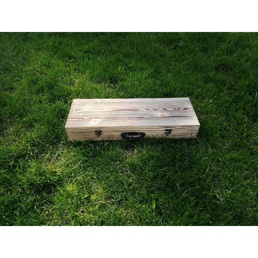 Шампура ПЧАК у дерев'яному кейсі (К-002)