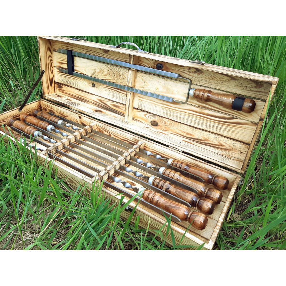 Шампура у дерев'яному кейсі (2029)