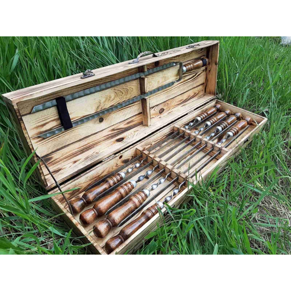 Шампура у дерев'яному кейсі (2029)