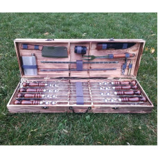 Шампура в у дерев'яному кейсі (VK-006)