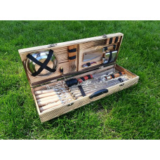 Шампура у дерев'яному кейсі (К-002)